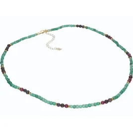 elegancki-pozlacany-srebrny-naszyjnik-awenturyn-turmalin-cierpliwosc-spokoj