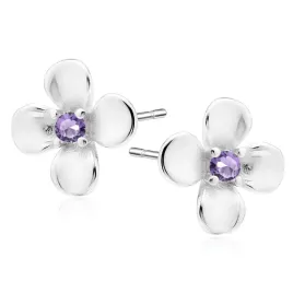 delikatne-rodowane-srebrne-kolczyki-kwiaty-kwiatki-flowers-fiolet-cyrkonie