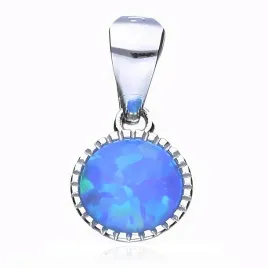 elegancki-okragly-srebrny-wisiorek-niebieski-blekitny-opal-kolko-circle