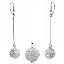 wiszacy-srebrny-komplet-biale-kulki-krysztalki-14mm-i-20mm-crystal-beads