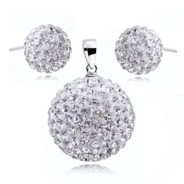 srebrny-komplet-na-sztyfcie-biale-kulki-discoball-8mm-14mm-crystal-beads