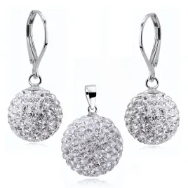 wiszacy-srebrny-komplet-biale-kulki-krysztalki-14mm-i-16mm-crystal-beads