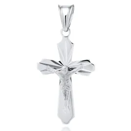 rodowany-srebrny-delikatny-diamentowany-krzyzyk-krzyz-wizerunek-chrystusa