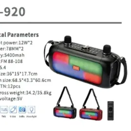 wster-glosnik-bluetooth-24w-2-mikrofony-bt5-3-czerwony-5400mah-ws-920