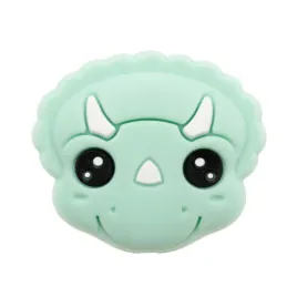 silikonowa-ozdoba-koralik-do-zawieszki-smoczka-triceratops-dinozaur-zielony