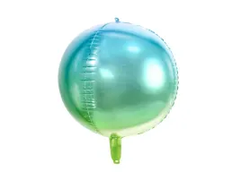 balon-kula-niebiesko-zielony-ombre-35-cm-1-szt