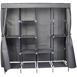 szafa-tekstylna-garderoba-168x45x172cm-ciemnoszara-45238