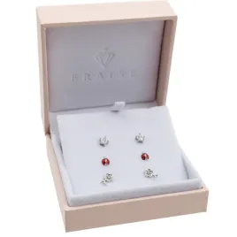 fraise-srebrne-925-kolczyki-sztyfty-kwiatki-biedronki-dziewczece-3-pary
