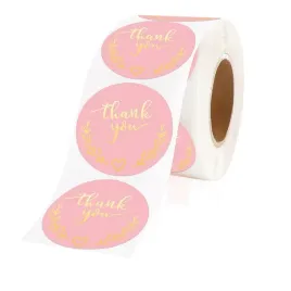 naklejki-thank-you-rozowe-na-rolce-500-szt
