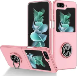 coque-etui-do-samsung-galaxy-z-flip-5-ring-stojak-rozowe-modne