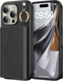 tauri-skorzane-etui-magsafe-iphone-16-pro-max-odpinany-portfel-2w1-czarny