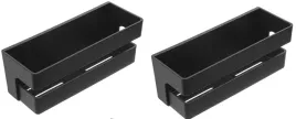 polka-lazienkowa-kuchinox-czarna-28x11-cm-zestaw-2-sztuk