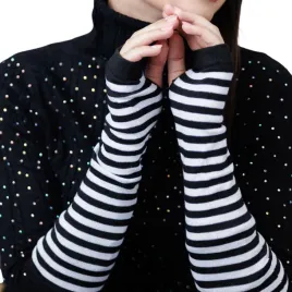 mitenki-damskie-w-paski-czarno-biale-ocieplacze-na-rece-modne-arm-warmers