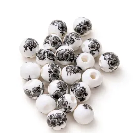 koraliki-ceramiczne-6-mm-bialo-czarne-kwiatowe-zestaw-20-sztuk-do-bizuterii