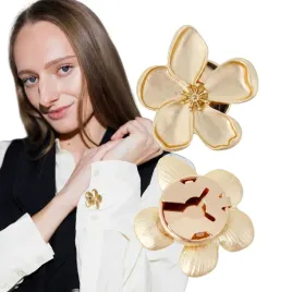 zloty-kwiat-elegancka-nakladka-na-guzik-koszuli-sukienki-swetra