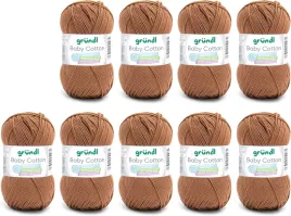 welna-grundl-baby-cotton-rdzawy-brazowy-40g-9-sztuk