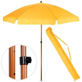 parasol-plazowy-ogrodowy-stabilny-zolty-regulowany-skladany-ambiance-200-cm