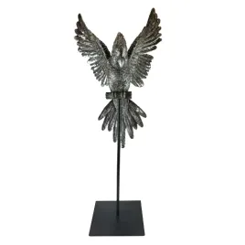 figurka-papuga-srebrna-na-stojaku-58-cm
