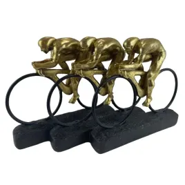 figurka-kolarze-rowerzysci-zloto-czern-17cm