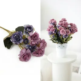 sztuczne-kwiaty-bukiet-roze-rozowo-fioletowe-30-cm-dekoracja-domu