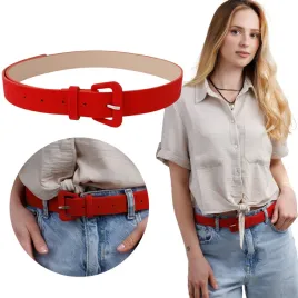 czerwony-pasek-damski-modny-klasyczny-hit-stylizacji-do-sukienki-jeansow