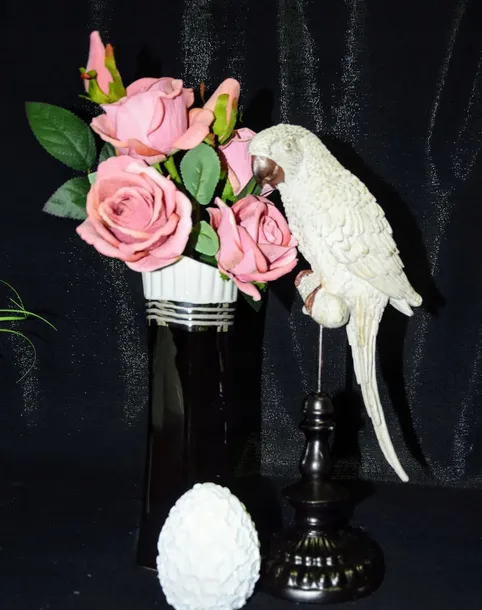 figurka-papuga-biala-39cm-material-wykonania-tworzywo-sztuczne