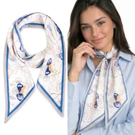elegancki-szal-damski-satynowy-kwiaty-niebieski-145-cm-apaszka-krawatka