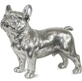 figurka-pies-buldog-srebrny-31x36x16