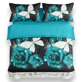 komplet-poscieli-3-czesciowy-3d-bawelna-satynowa-100percent-160x200cm-roze