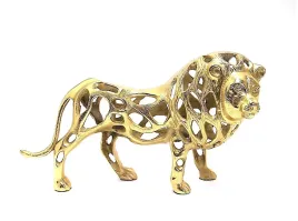 figurka-lew-metalowy-zloty-215x36x13-cm