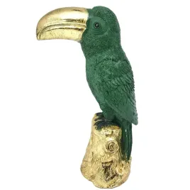 figurka-tukan-zielono-zlota-23cm