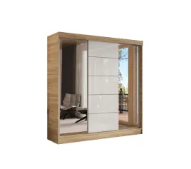 szafa-przesuwna-3d-250x205-dab-sonoma-or-3d1l-or-lacobel-bialy-lustro