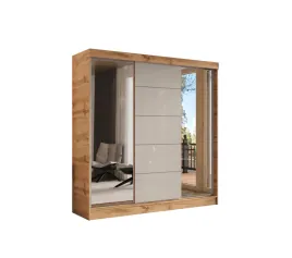 szafa-przesuwna-3d-250x205-dab-wotan-or-3d1l-or-lacobel-cappuccino-lustro