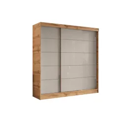 szafa-przesuwna-3d-250x205-dab-wotanor-lacobel-cappuccinoor-szklany-polysk