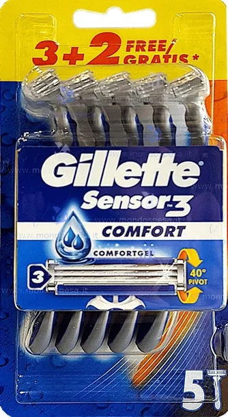 gillette-razor-sensor-3-comfort-m-5-pc-rodzaj-maszynka-jednorazowa