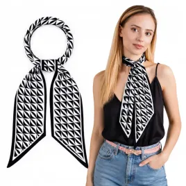 apaszka-damska-na-szyje-satynowa-czarna-biala-retro-147-cm