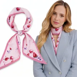 apaszka-damska-satynowa-rozowa-szalik-kwiaty-elegancki-147-cm