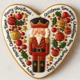 ciastko-lukrowane-dziadek-do-orzechow-no12-serce-roz-xl-recznie-robione