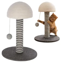 drapak-drzewko-dla-kota-funghi-z-zabawka-42-cm-szaro-bialy