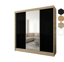 szafa-przesuwna-3d-150x205x60-dab-sonoma-or-3d2l-or-lacobel-czarny-orproducent