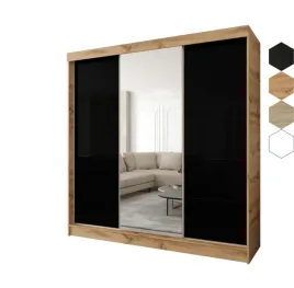 szafa-przesuwna-3d-160x205x60-dab-wotan-or-3d2l-or-lacobel-czarny-or-producent