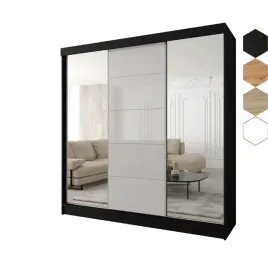 szafa-przesuwna-3d-150x205x60-czarna-or-3d1l-or-lacobel-bialy-or-producent