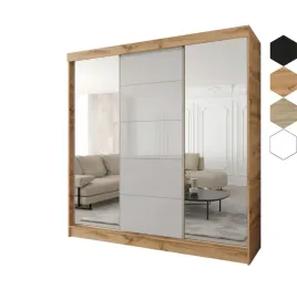 szafa-przesuwna-3d-220x205x60-dab-wotan-or-3d1l-or-lacobel-bialy-or-producent