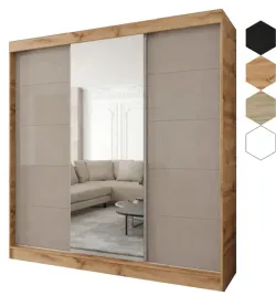 szafa-przesuwna-3d-170x205x60-dab-wotan-or-3d2l-or-lacobel-cappuccino