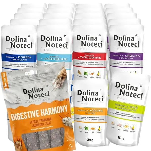 Dolina Noteci Premium saszetka MIX SMAKÓW 30x150g + GRATIS