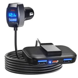 lencent-ladowarka-samochodowa-adapter-zasilacz-5-w-1-wskaznik-led-usb-c