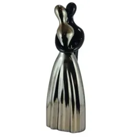 figurka-para-ceramiczna-srednia-srebrno-czarna-13-x-12-x-37