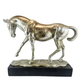 figurka-kon-srebrny-prezent-33x38x115
