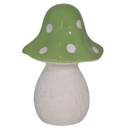 figurka-grzyb-grzybek-zielony-ceramiczny-18cm