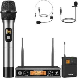 zestaw-mikrofonow-tonor-tw821-bezprzewodowych-zestaw-karaoke-uhf-do-imprez